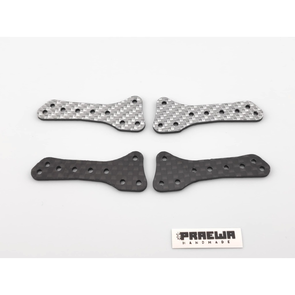 ปีก ข้าง กระดูกน้องหมา คาร์บอน HG - Mini4WD HG Carbon Side Stays for Mass damper (For AR Chassis)
