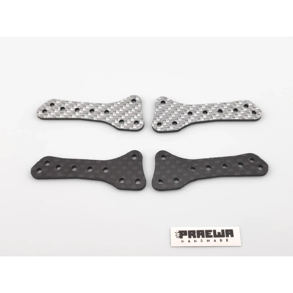ปีก ข้าง กระดูกน้องหมา คาร์บอน HG - Mini4WD HG Carbon Side Stays for Mass damper (For AR Chassis)