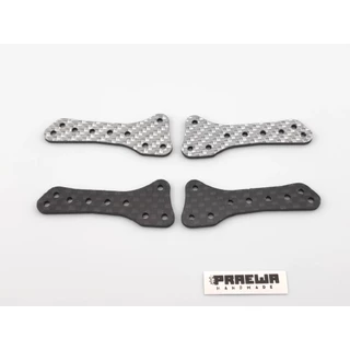 ปีก ข้าง กระดูกน้องหมา คาร์บอน HG - Mini4WD HG Carbon Side Stays for Mass damper (For AR Chassis)