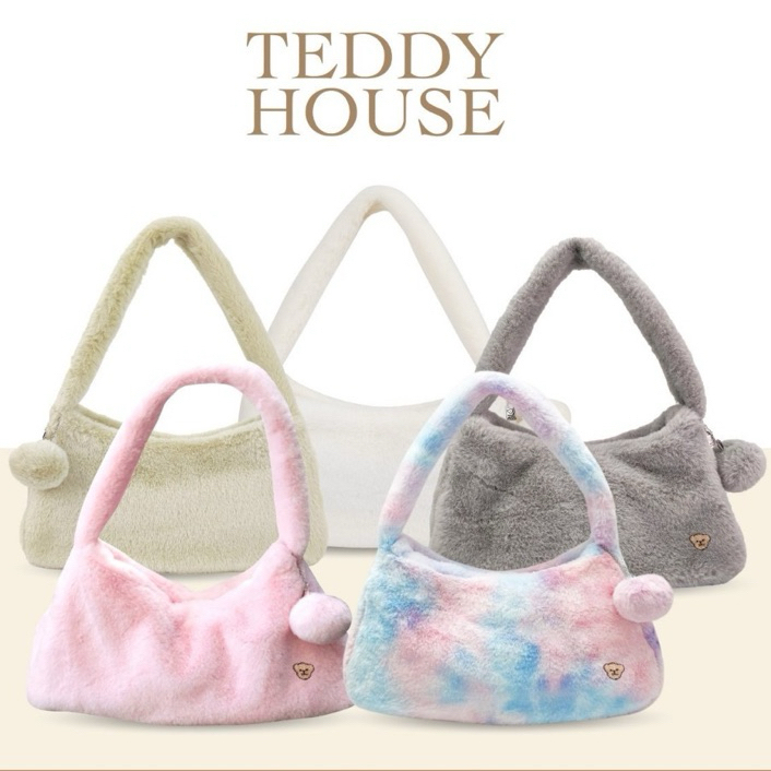 กระเป๋าถือสะพายไหล่ Fluffy Shoulder Bag | Teddy House 10