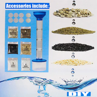 ของเล่นสอนทำเครื่องกรองน้ำแบบDIY ชุดทดลองวิทยาศาสตร์สำหรับนักเรียนประถม