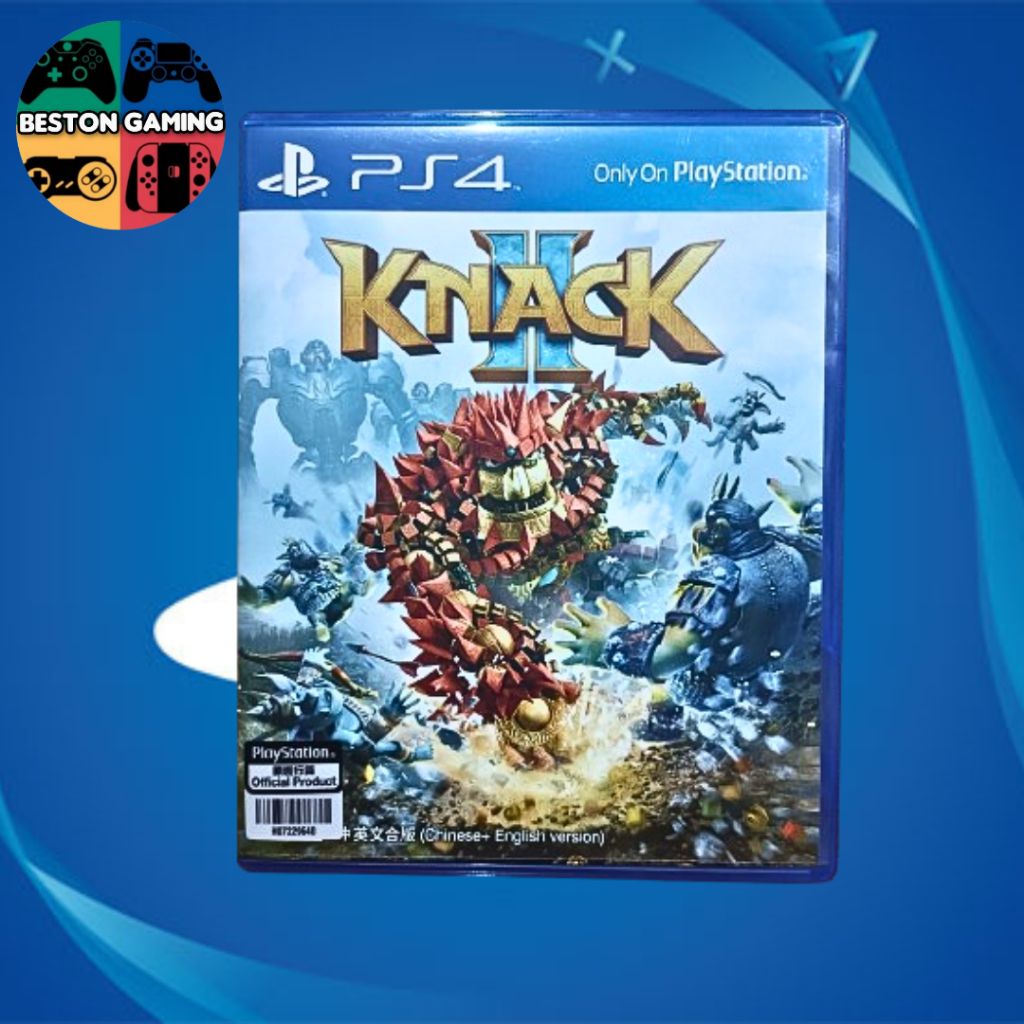 PS4 แผ่น ps4 Knack 2 สามารถเล่นได้ 1-2 คน