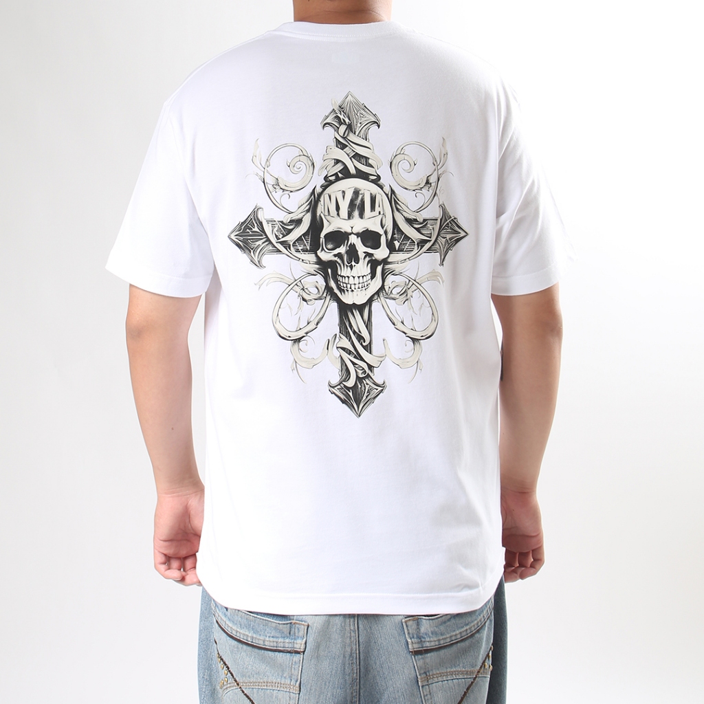 NYLA เสื้อยืด MENS CROSSED BONE SS TEE