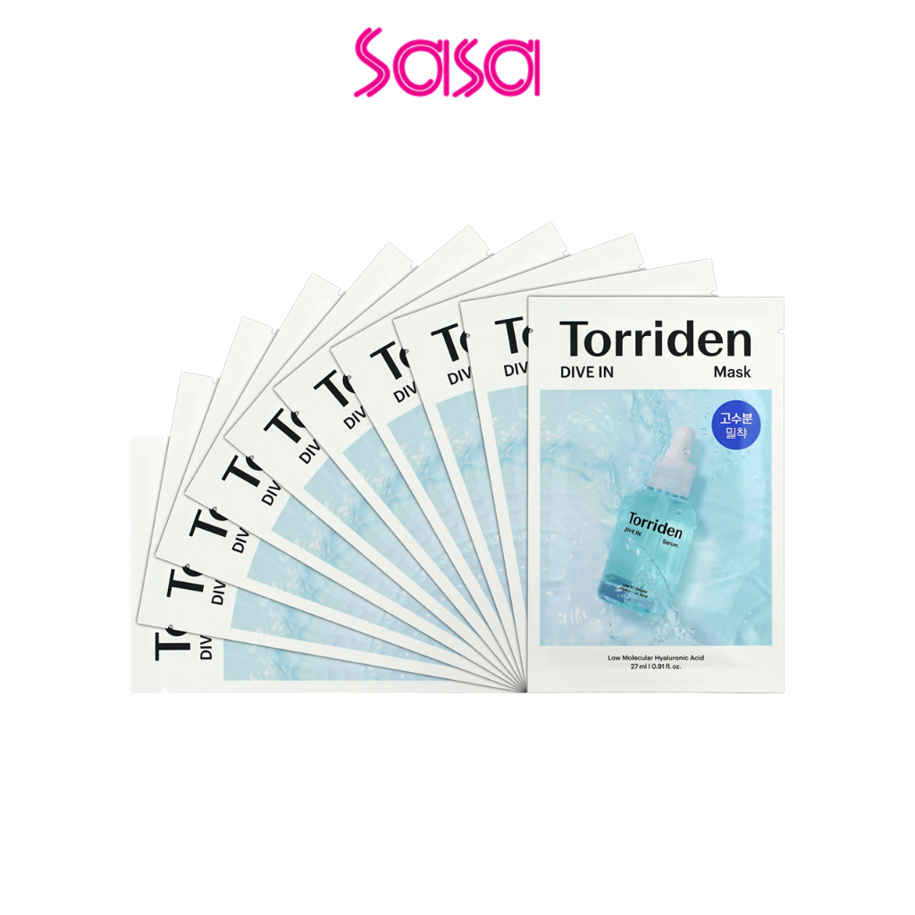 Torriden Dive In Low Molecular Hyaluronic Acid Mask (10pcs) - รูปที่ 3