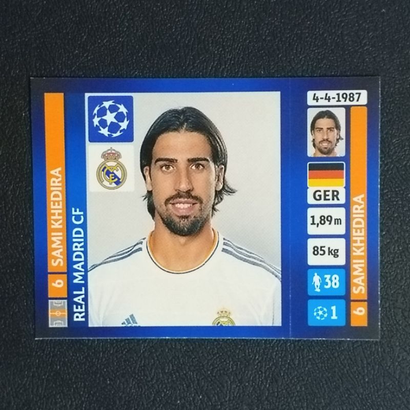 สติ๊กเกอร์ฟุตบอล เบอร์ 1-295 BASE PANINI UEFA CHAMPIONS LEAGUE 2013-2014 SOCCER STICKER CARD