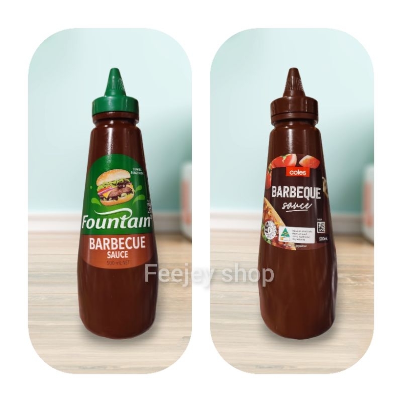 Coles🇭🇲 Fountain 🍔🍔ซอสบาร์บีคิว 500 ml