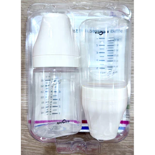 🍼ขวดนม Spectra ขวดนม คอกว้าง ใช้เป็นขวดต่อกรวยปั๊มนม Spectra ได้ ขนาด 5 ออนซ์