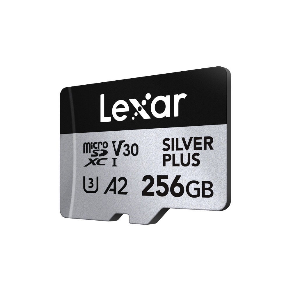 การ์ดหน่วยความจำ เอสดีการ์ด LEXAR PROFESSIONAL SILVER PLUS MICROSD CARD 256GB READ 205MB/S WRITE150MB/S (LMSSIPL256G-BNANG)_2
