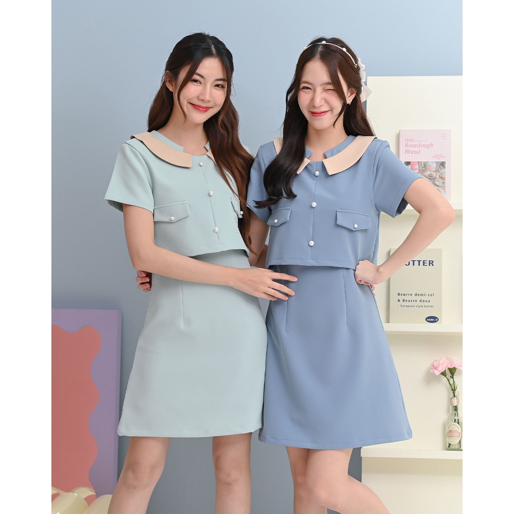CRAYONBRAND - ชุดเดรส รุ่น Bluemint dress