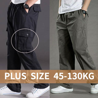 กางเกงขายาวลำลอง เอวยืดสีพื้น มีซิป กางเกงเอวยืด ขายาวสีพื้น…