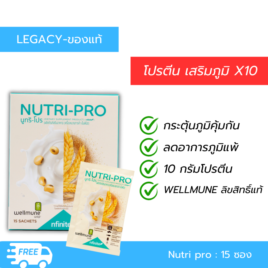 โปรตีน เด็กทานไ้ด้ ลูก เป็นหวัด บ่อย เลกาซี่ protien_legacy NUTRI-PRO โปรตีนหน้าเด็ก