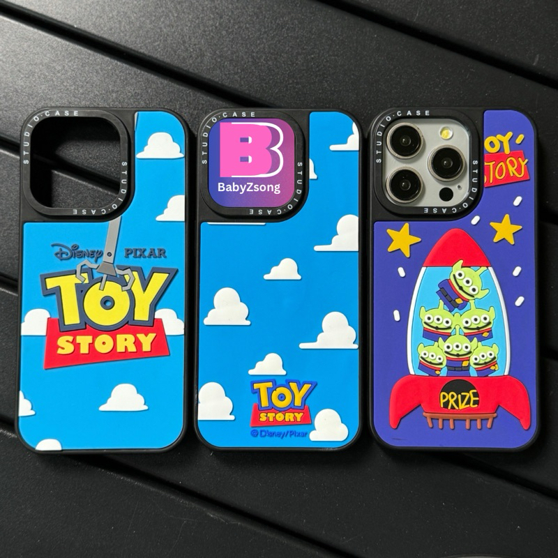 StudioCase เคสซิลิโคนปั้มลายทอยสตอรี่ เคสสำหรับรุ่นไอโฟน 678-16promax