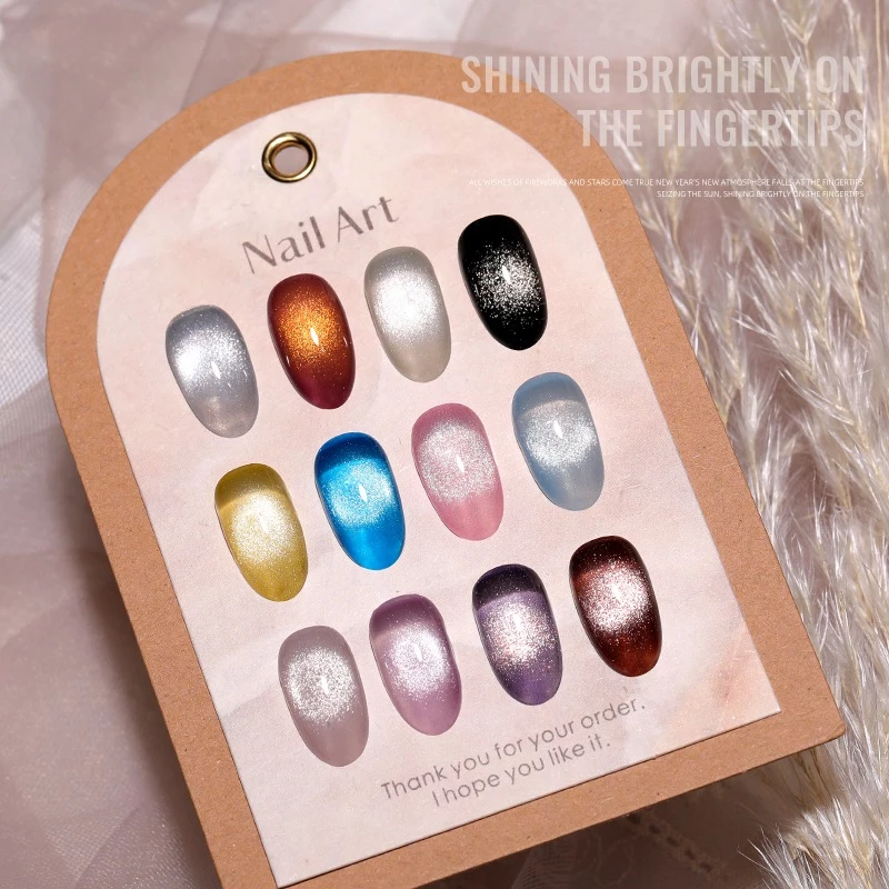 สีทาเล็บเเคทอาย สีสวย เม็ดสีแน่น *ต้องใช้แม่เหล็กดึงสี* มีให้เลือก 28 สี