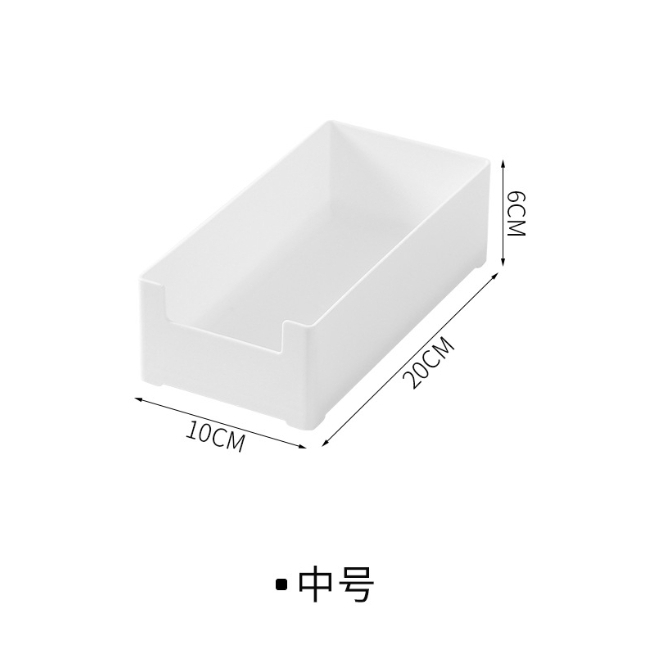 กล่องแบ่งพาทิชั่น แบ่งช่องในลิ้นชัก กล่องเก็บของลิ้นชักพลาสติก และจัดเรียงโต๊ะ ให้เป็นระเบียบ เป็นโซน ๆ สไตล์มินิมอล - รูปที่ 7