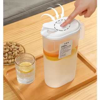 เหยือกน้ำพลาสติก เหยือกน้ำสไตล์ญี่ปุ่น จุปริมาณได้เยอะ [1.8L/2.5L/3.5L] เหยือกใส่น้ำ Plastic jug