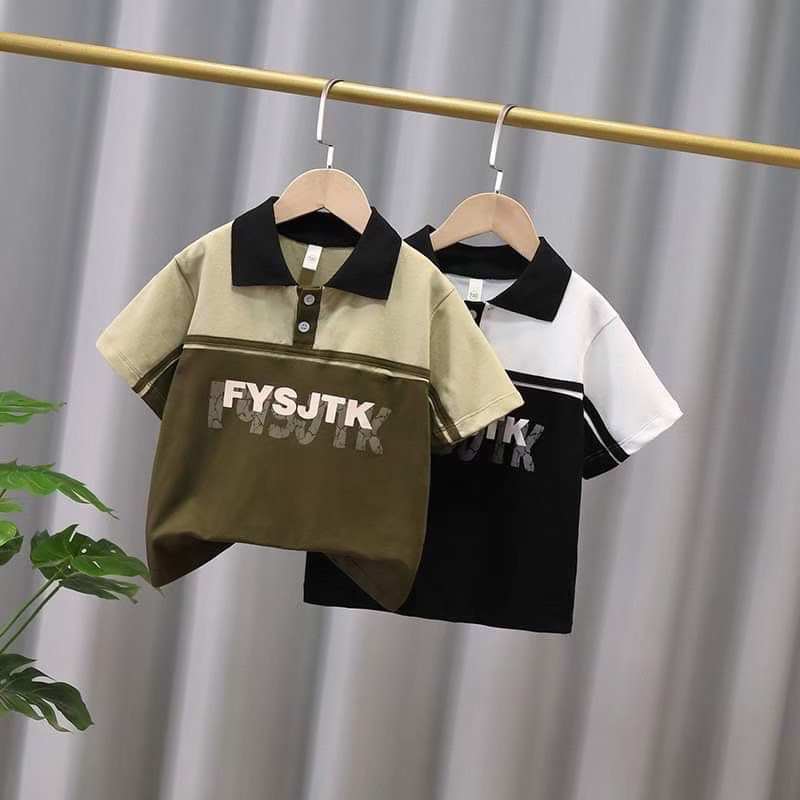 เสื้อโปโลเด็ก ดีไซน์สวย ผ้าคัตตอนอย่างดี 96