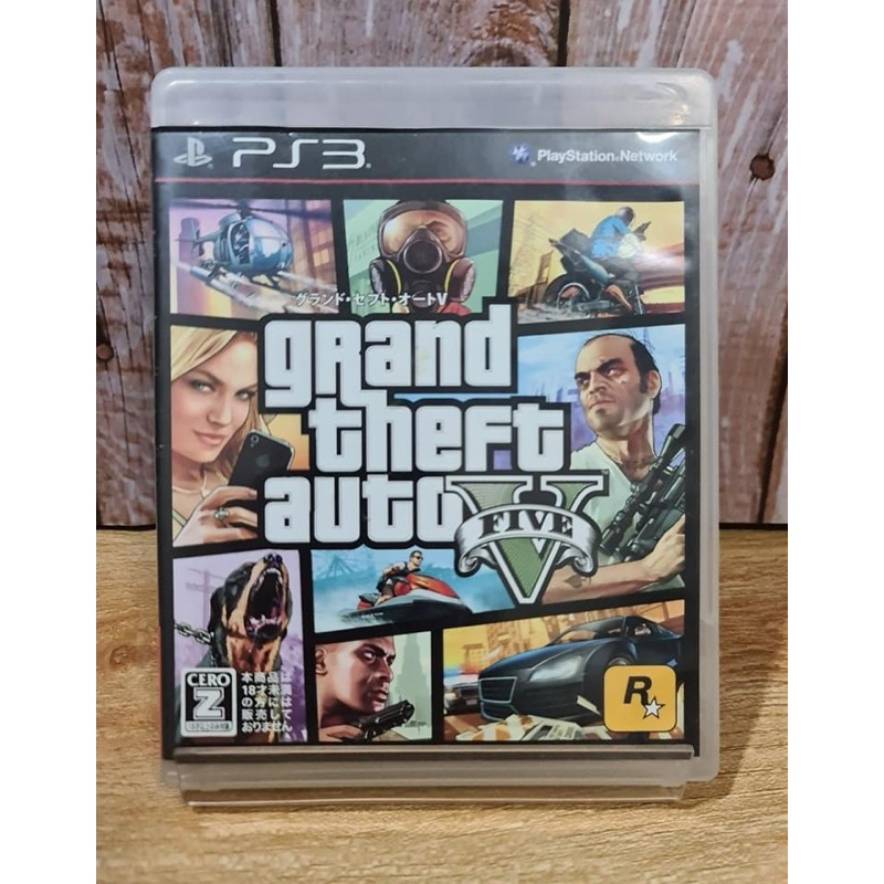 แผ่นเกมส์ Ps3 (PlayStation 3) เกมส์ Gta V.