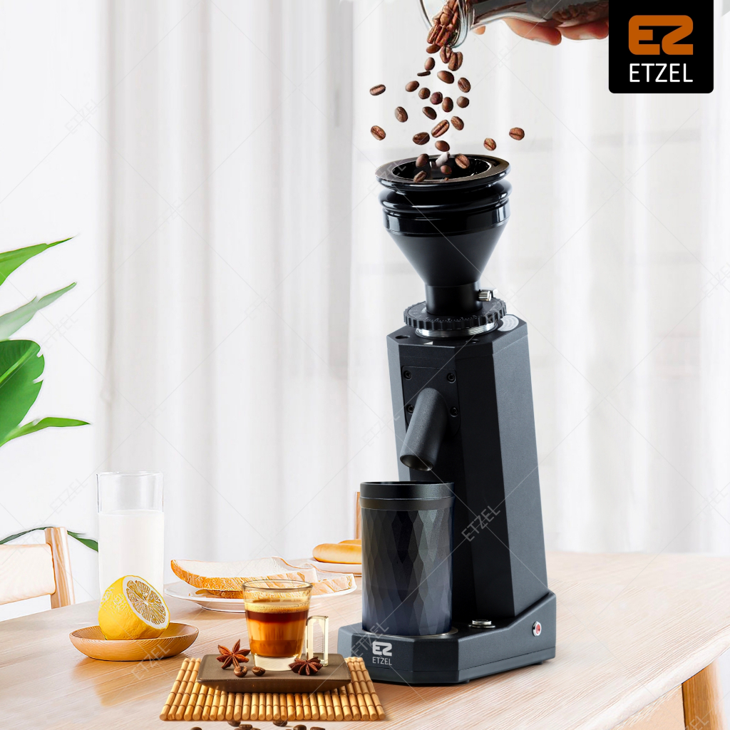 ETZEL เครื่องบดเมล็ดกาแฟ stepless เฟืองไทเทเนียม รุ่น SN016 Single Dose Coffee Grinder Titanium 40mm ราคา ถูกที่สุด ดีลบีเคเค แกลเลอรีภาพที่ 4