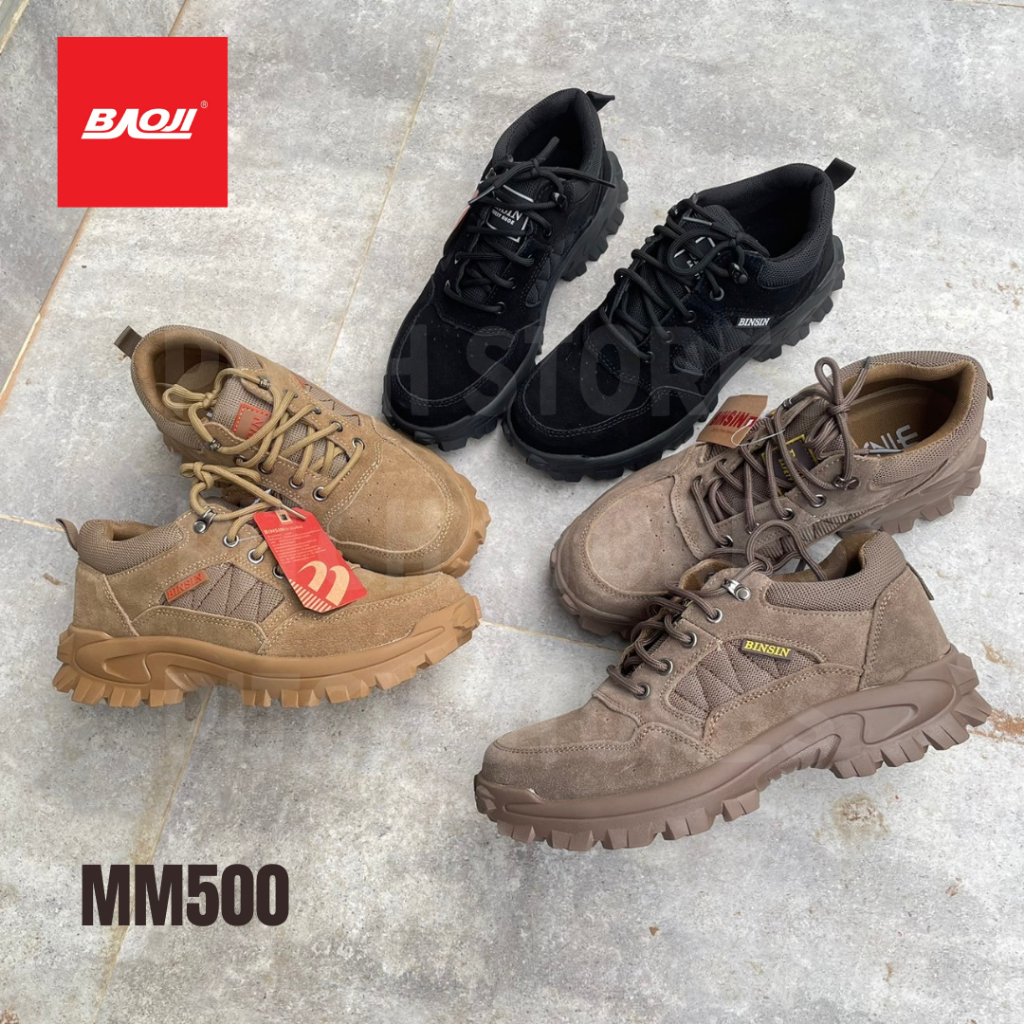 Binsin รองเท้าเซฟตี้หัวเหล็ก รุ่น MM500 (40-46)