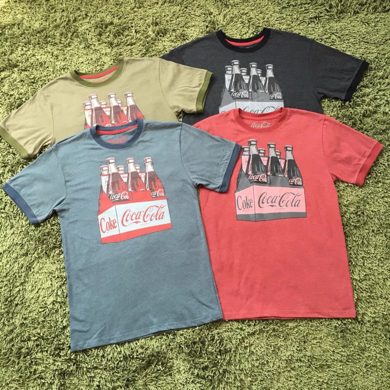 เสื้อยืดCoke เสื้อโค้ก 🛑 Coca cola ผ้านิ่ม แนว VINTAGE  งานแท้💯 (TS313)