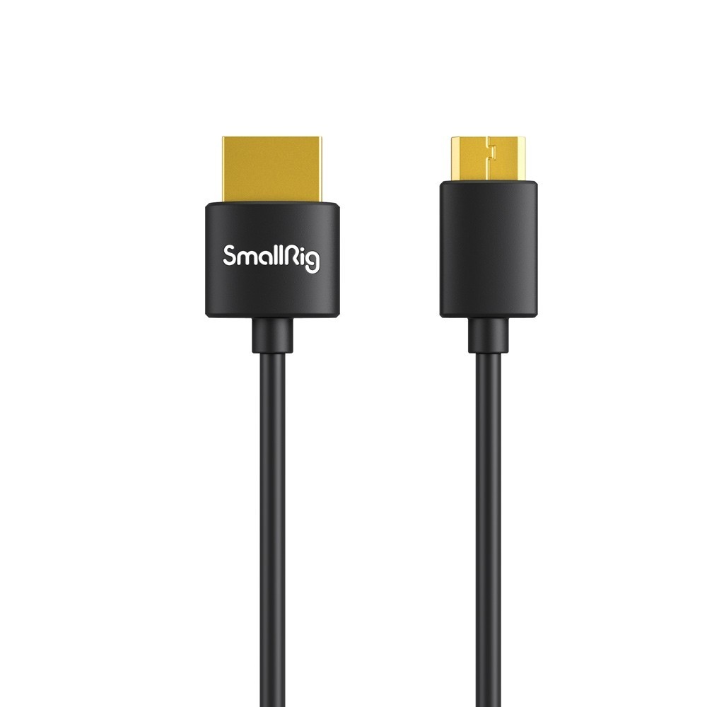 📌ส่งจากไทย📦 SmallRig Mini HDMI to HDMI 35cm 3040 Slim 4K HDMI 60hz สายหนา 3.6mm สำหรับ Nikon Canon