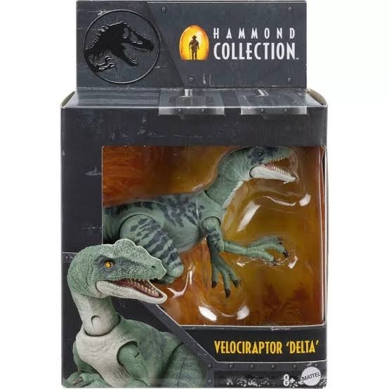 Mattel Hammond Collection Jurassic World ฟิกเกอร์ Velociraptor (Delta)