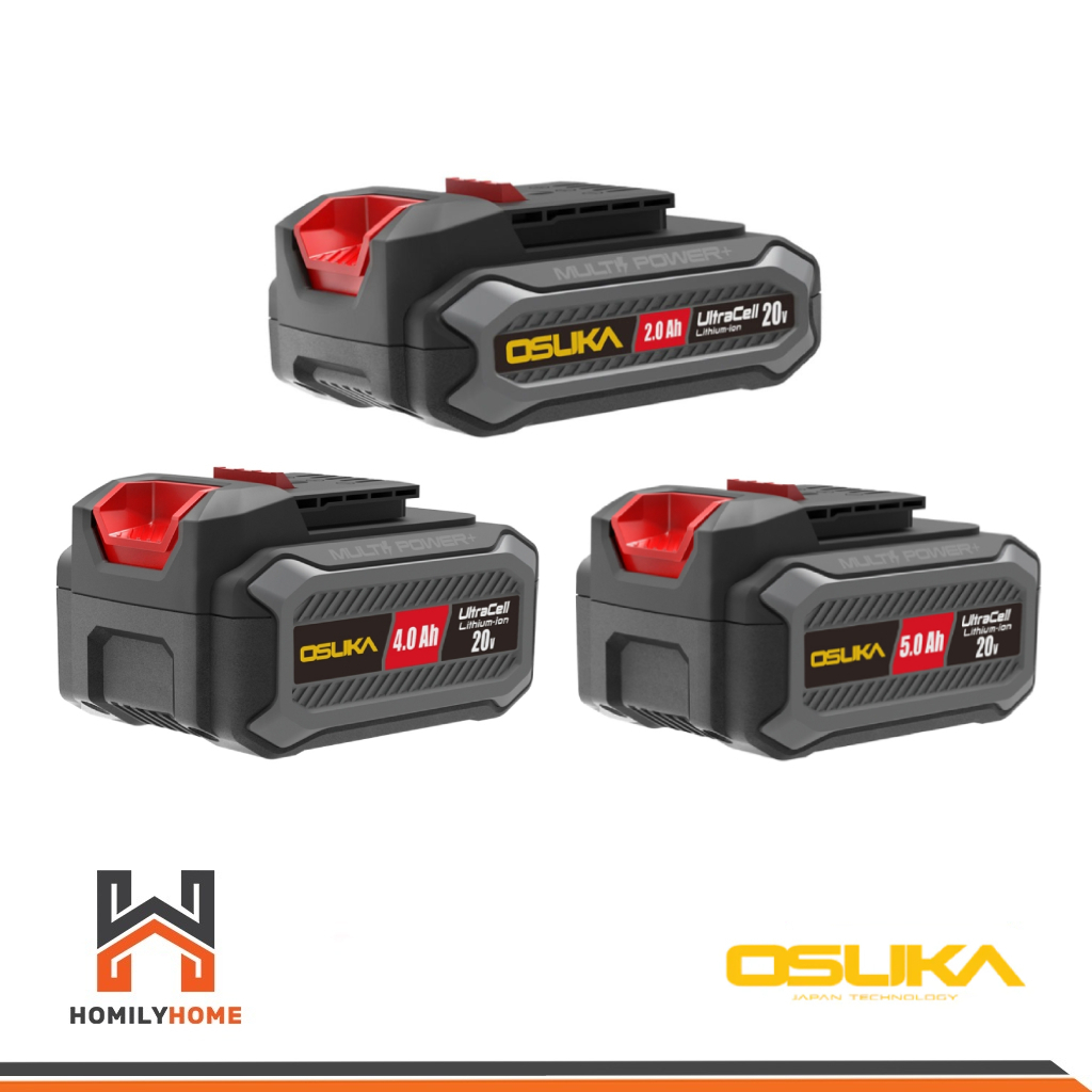 OSUKA แบตเตอรี่ 20v OCB-202 OCB-204 OCB-205 OCB-2075 OCBS-204 OCBS-205 OCB-208 OCB-2010 แบต ของแท้