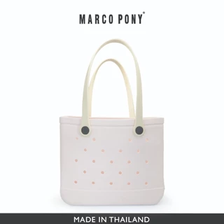 Marco Pony ผู้หญิงกระเป๋าถือ กระเป๋าสะพายความจุขนาดใหญ่ กระเป๋าแฟชั่น สไตล์ครีม ทนต่อการสึกหรอ EVA bag BP1003