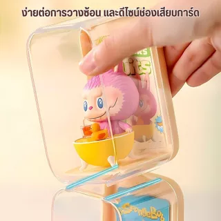 กล่องอะคริลิค กล่องโมเดลสี อะคริลิคใส เสียบการ์ดได้ มี 3 สี กล่องเก็บโมเดล กล่องใส่ตุ๊กตา กล่องใส่ฟิกเกอร์