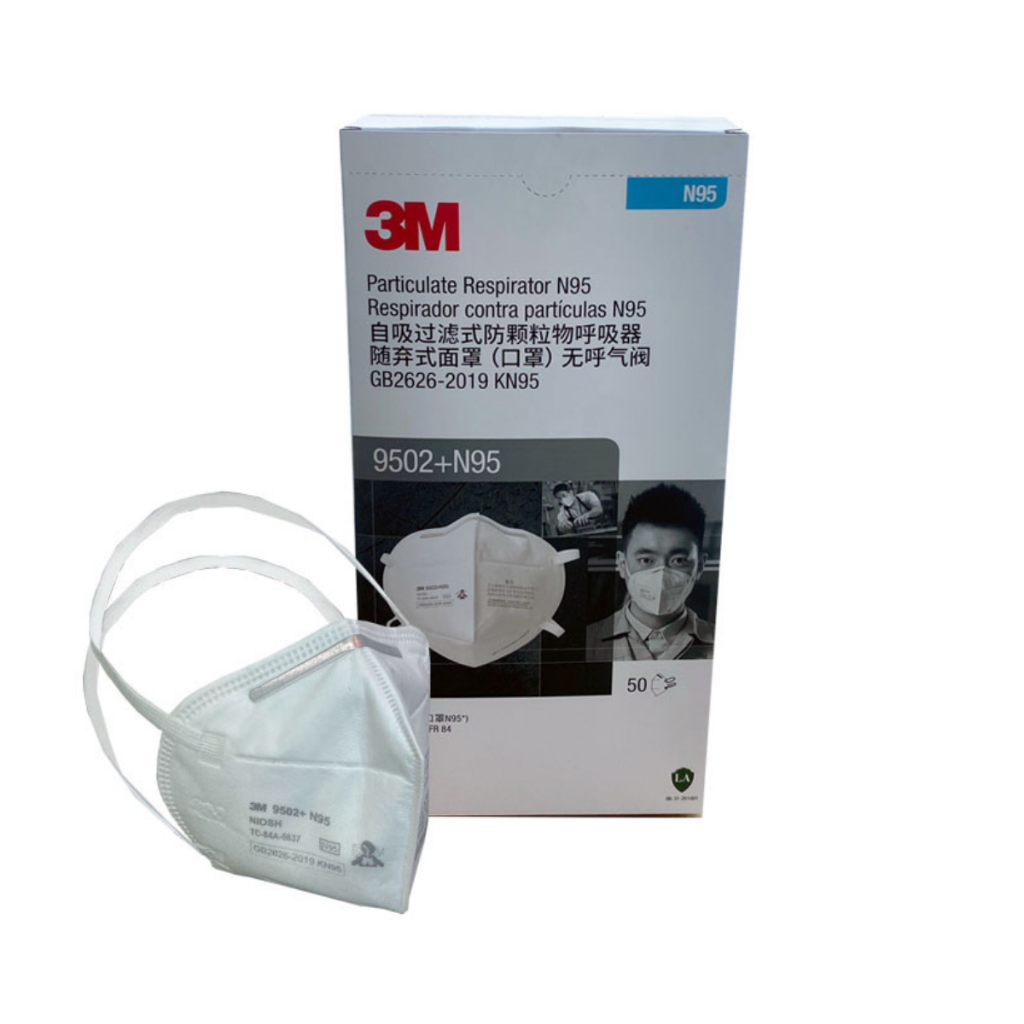 3M™ หน้ากากกรองฝุ่น 9502+ N95 ป้องกันฝุ่นละออง PM2.5 (1ชิ้น)