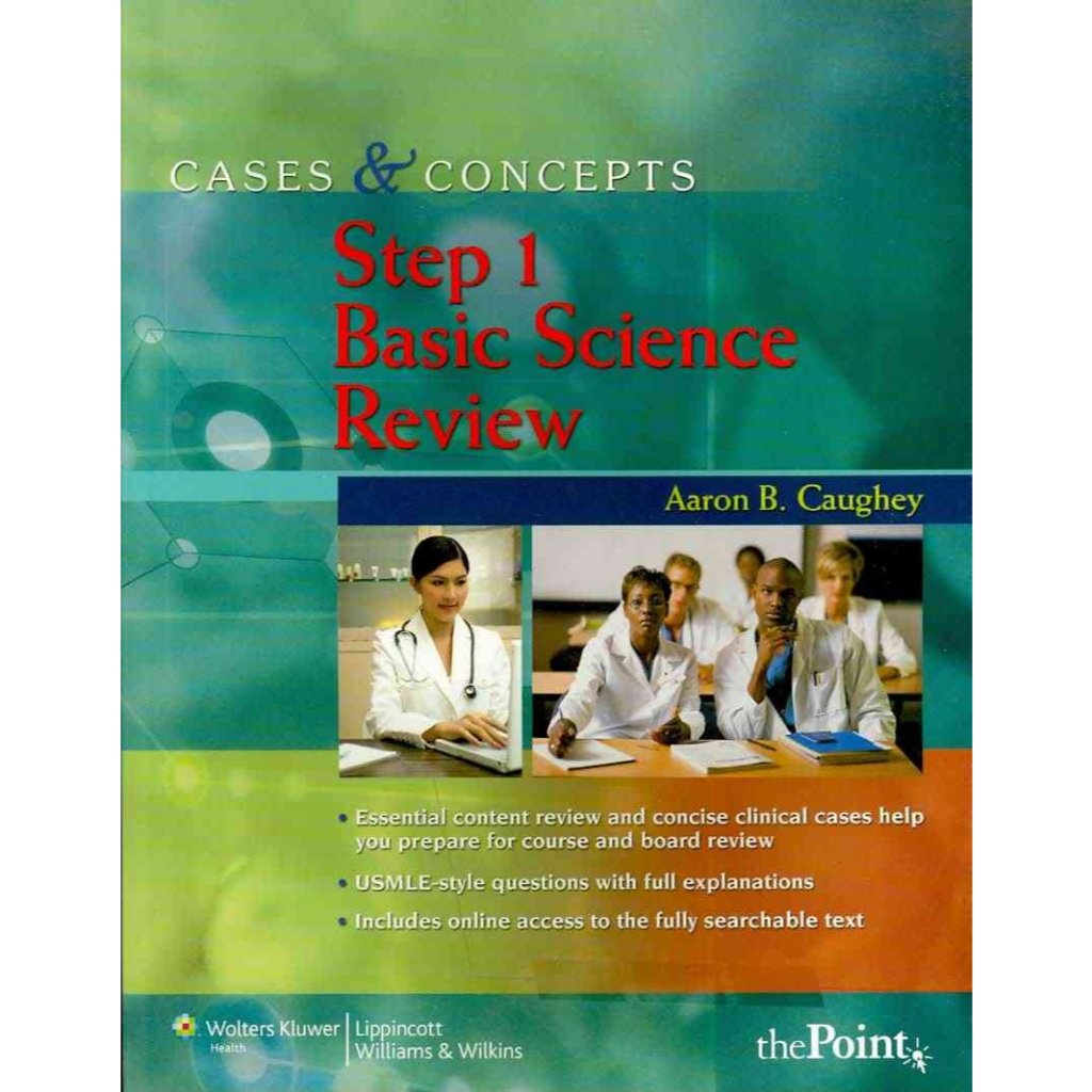 หนังสือ Cases & Concepts Step 1: Basic Science Review สอบ ศรว. nl1 nl2 first aid for the usmle 2 med