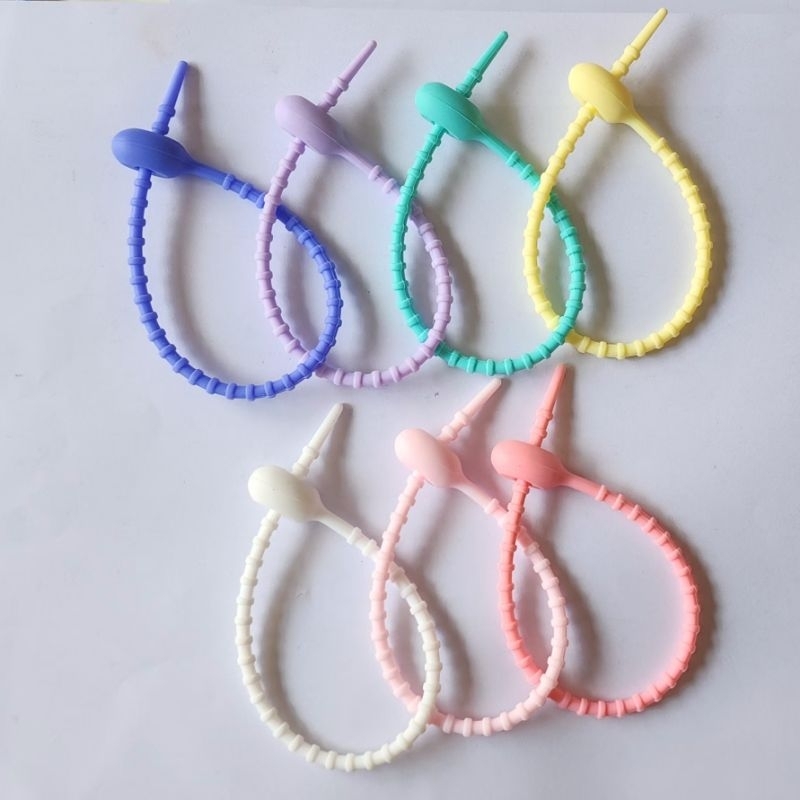 สายรัดซิลิโคน Diy ยาว 21 ซม. (ขนาดใหญ่)