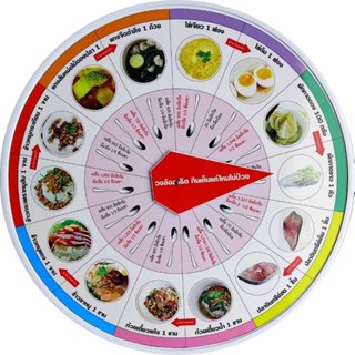 วงล้อสาธิต กินเค็มแค่ไหนไม่ป่วย ขนาด 55 ซม. โภชนาการ ลด หวาน…