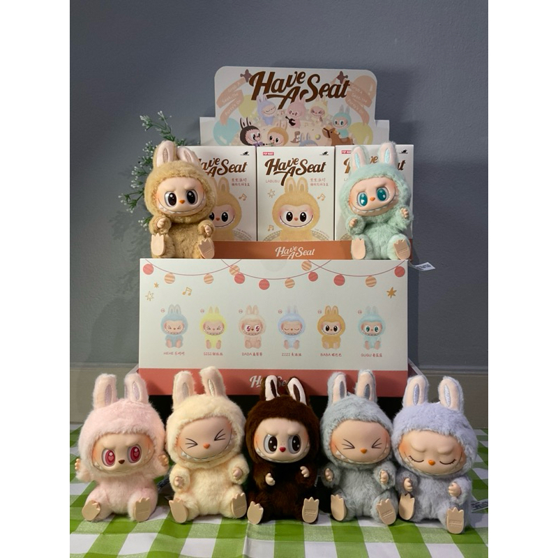 พร้อมส่ง ‼️ LABUBU V2 ของแท้ 💯 POP MART-LABUBU MACARON V2 HAVE A SEAT 💕✨