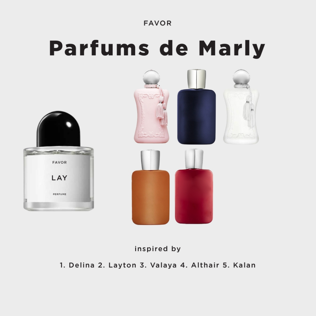 Parfums de Marly น้ำหอมแนวกลิ่น PDM Layton Delina Valaya Althair Kalan niche perfume