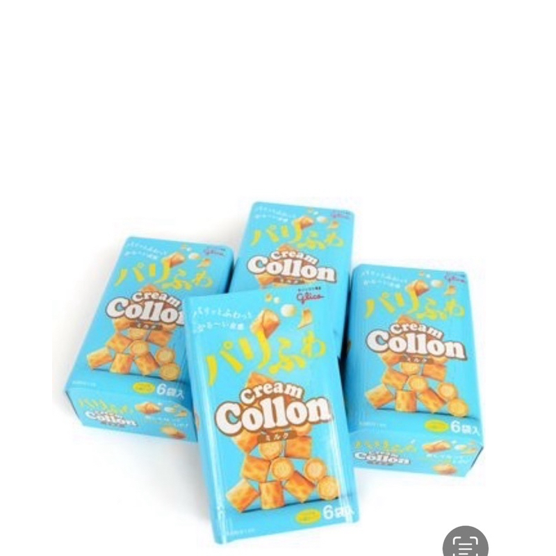 กูลิโกะ โคลอน บิสกิตสอดไส้ครีมรสนม นำเข้าจากญี่ปุ่น Glico Collon Cream 75.5 กรัม