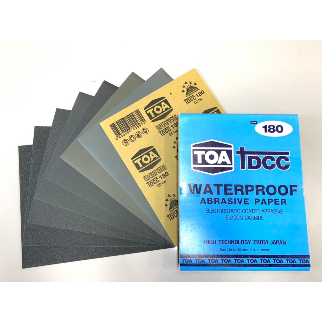 กระดาษทรายน้ำ สำหรับขัดสีรถยนต์ (official)