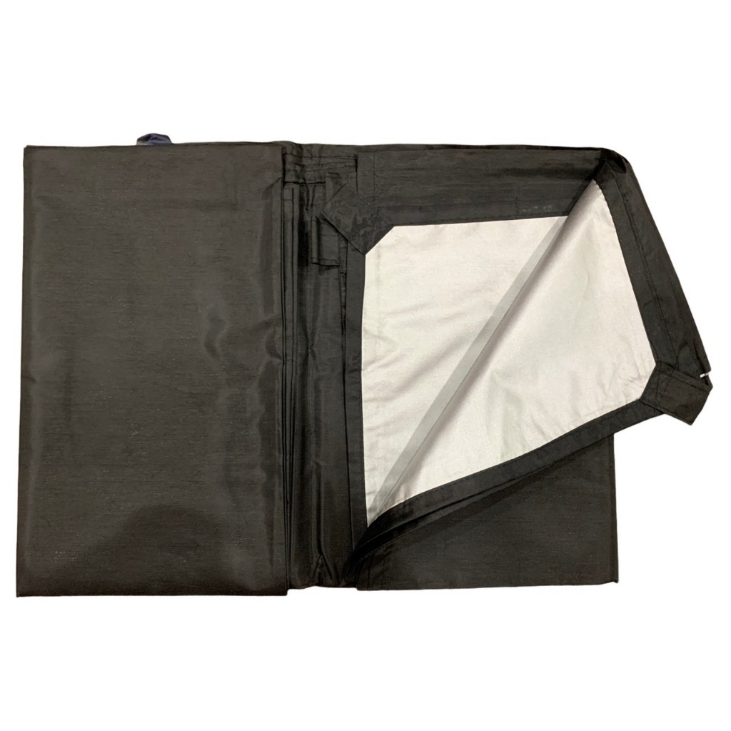 ผ้าใบฟรายชีทเคลือบ UV กันแดด กันฝน  เก็บง่าย ผูกเชือกได้ น้ำหนักเบา เป็นผ้าร่มแห้งเร็ว - รูปที่ 6