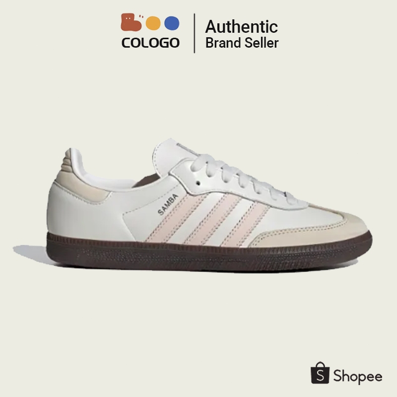 Adidas Originals SAMBA OG W "WHITE PINK" รองเท้า