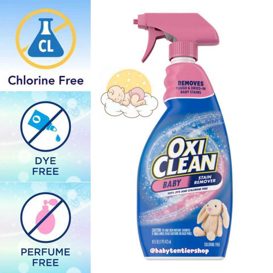 พร้อมส่ง สเปรย์ขจัดคราบสูตรสำหรับเด็ก Baby Stain Remover Spray - OxiClean