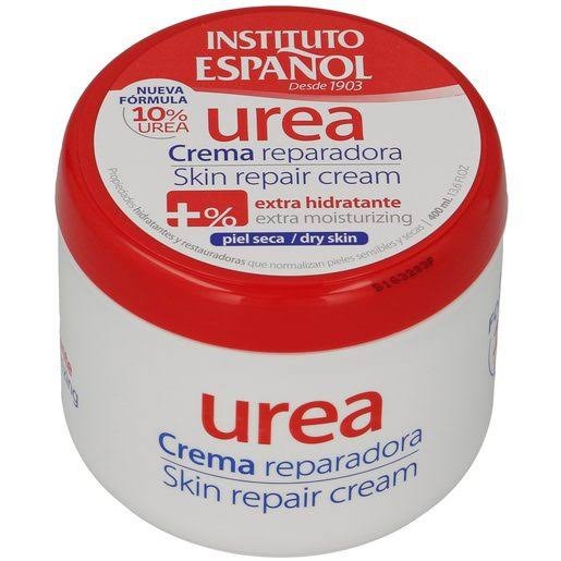 ครีมยูเรีย Instituto Espanol Urea Skin Repair Cream Extra Moisturizing 400ml.- กระปุกสีขาว - แดง (ฉลากไทย ของแท้100%)