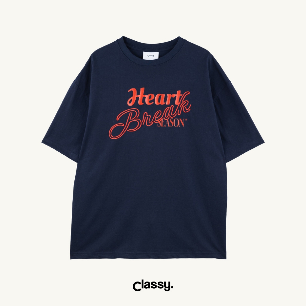 Classy - เสื้อยืด Oversized แขนสั้น รุ่น Heartbreak