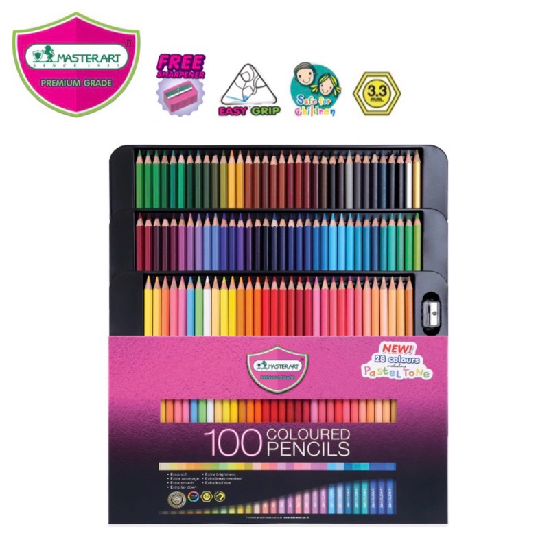 Master Art ดินสอสี สีไม้ 12 รูปที่ 7