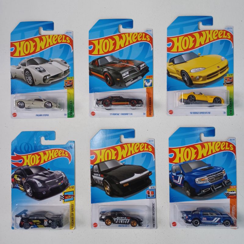 Hot wheels โมเดลรถเหล็ก สเกล1/64แพ็คสวย เลือกแบบได้