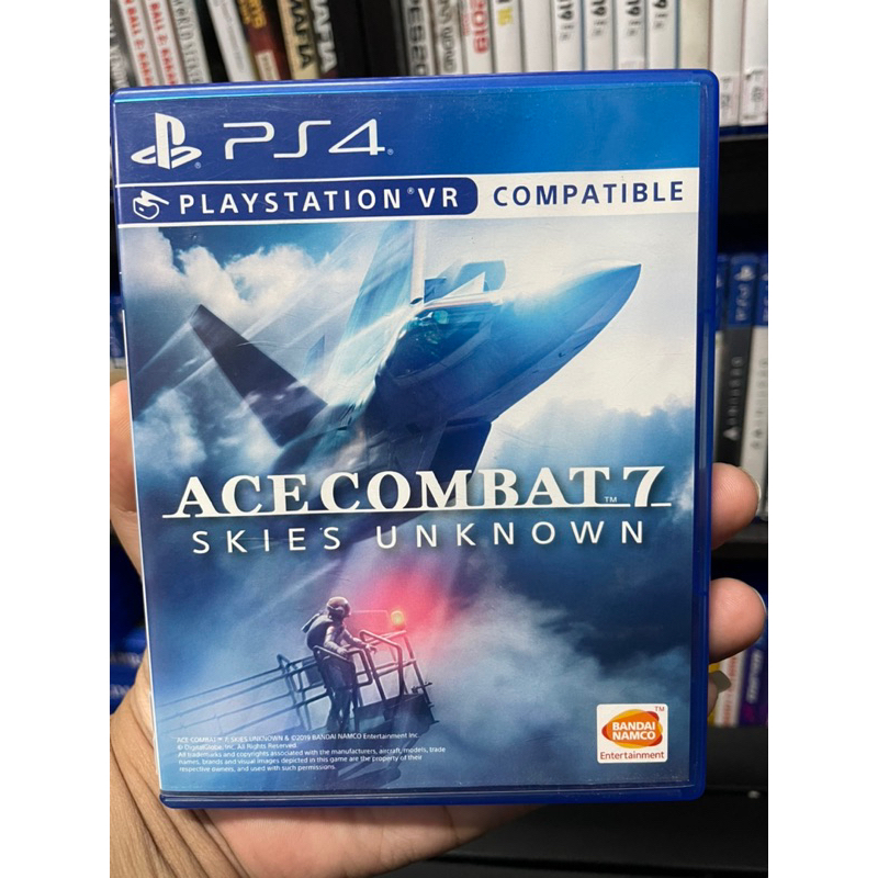 แผ่น PS4 เกม ACE COMBAT 7 SKIES UNKNWN PLAYSTATION VR [ มือ 2 ] มีสต็อคพร้อมส่ง!!