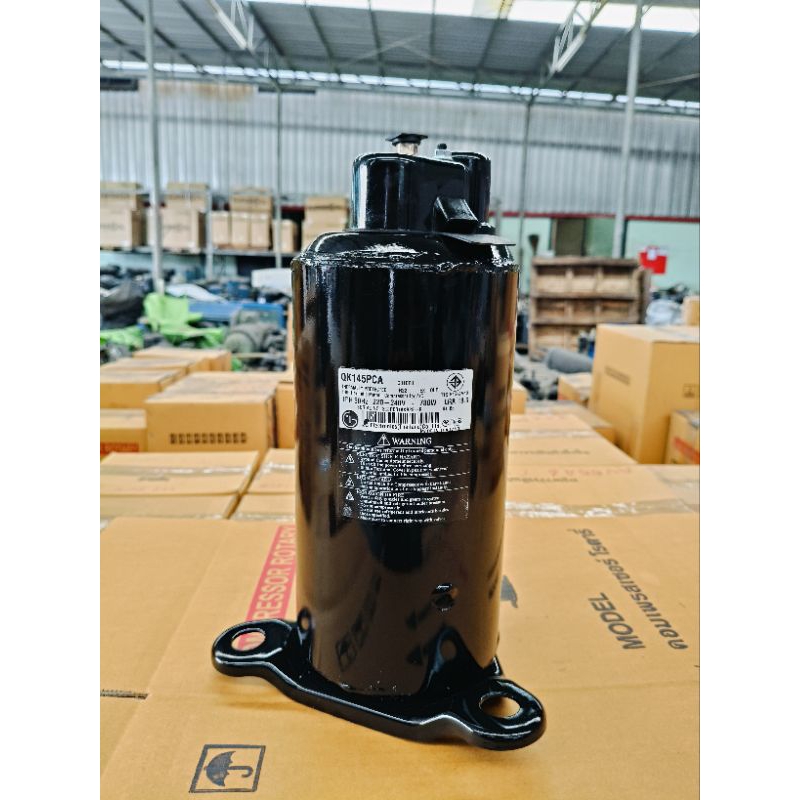 คอมเพรสเซอร์แอร์มือสอง ยี่ห้อ LG รุ่น QK145PCA ขนาด 9000 btu R22
