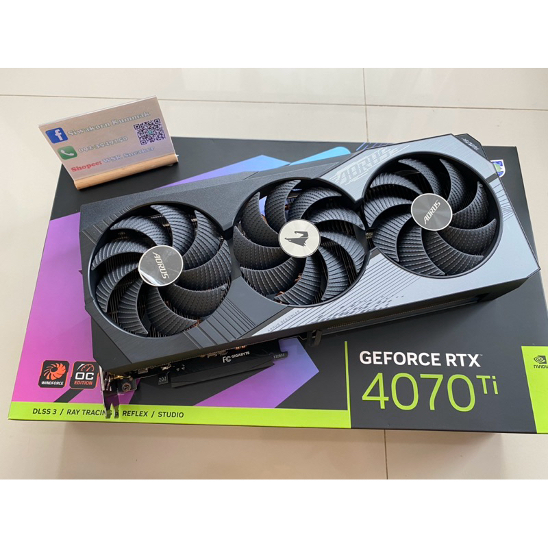 การ์ดจอ VGA Gigabyte Aorus Master GeForce RTX 4070Ti