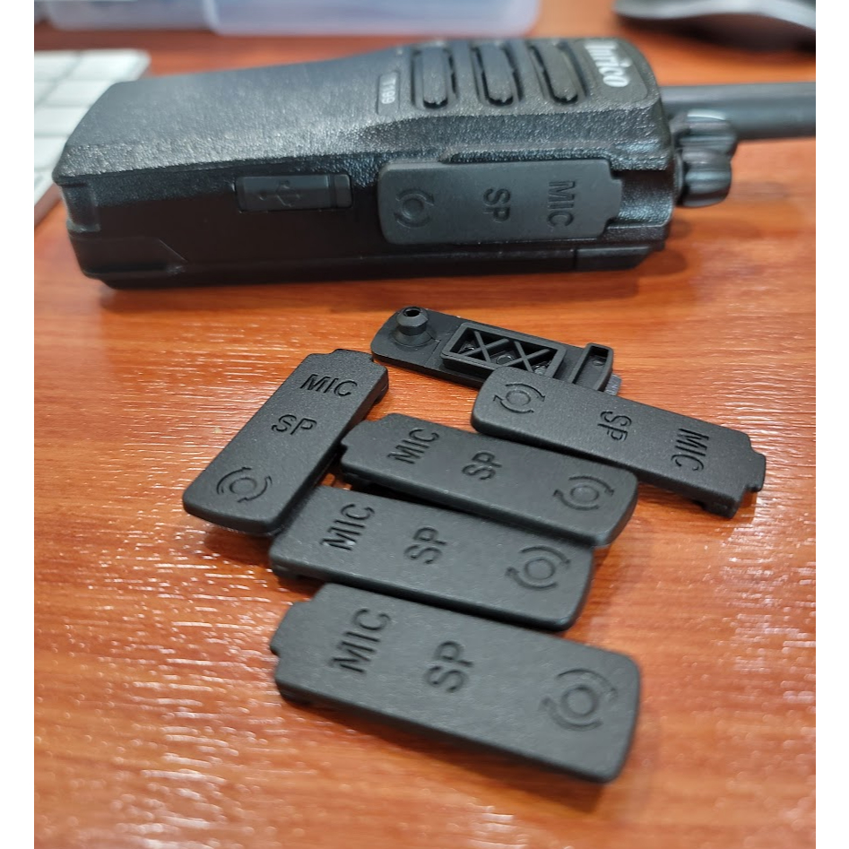 อะไหล่แท้ ยางกันฝุ่น ช่องเสียบไมค์ วิทยุ Inrico T199 T529a