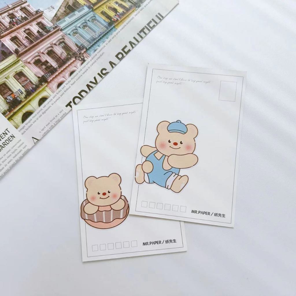 สติ๊กเกอร์กันน้ำButter Bear การ์ตูน รูปที่ 6