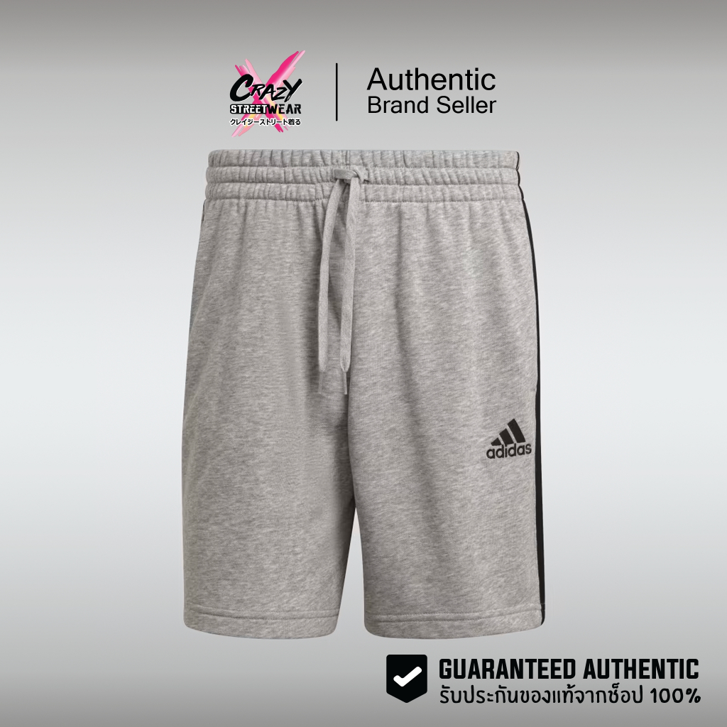 กางเกงขาสั้น Adidas Essentials French Terry 3-Stripes Shorts (GK9599) สินค้าลิขสิทธิ์แท้ Adidas กางเ